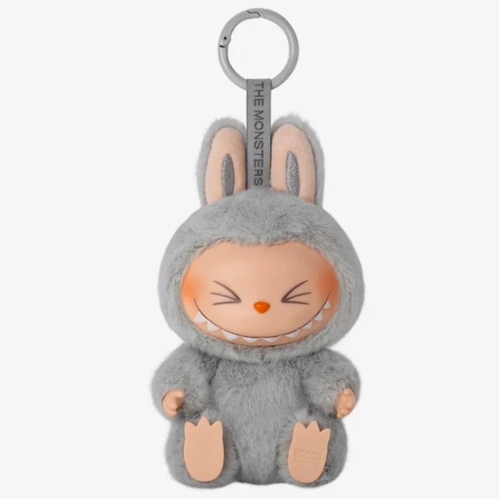 AUTHENTIC Pop Mart Labubu Plush Pendant, Have A Seat series; Confirmed HEHE v3